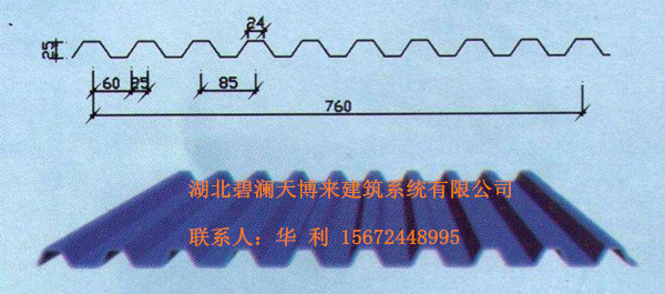 供應(yīng)彩鋼板YX25-85-765圖片
