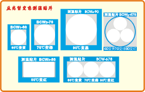 温度标签变色测温纸示温片测温贴片感温贴温贴片组合测温纸 变色测温纸测温贴片感温贴图片