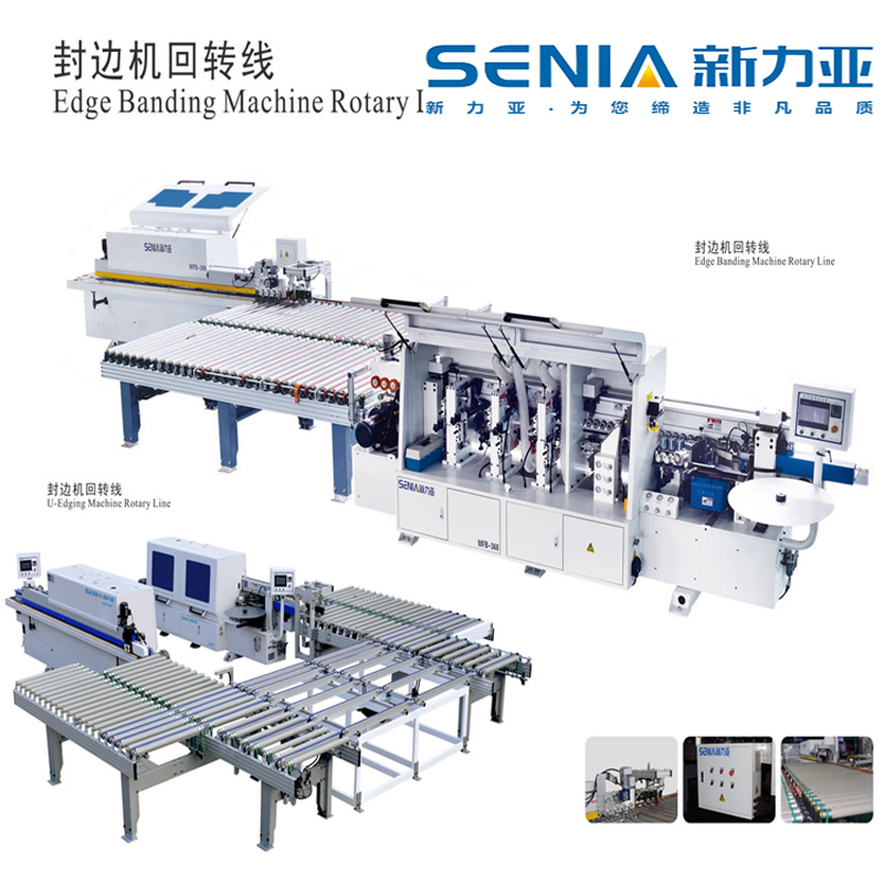 SENIA-新力亚  河南郑州封边机回转线 自动化回转线 木工机械板式家具封边生产制造图片