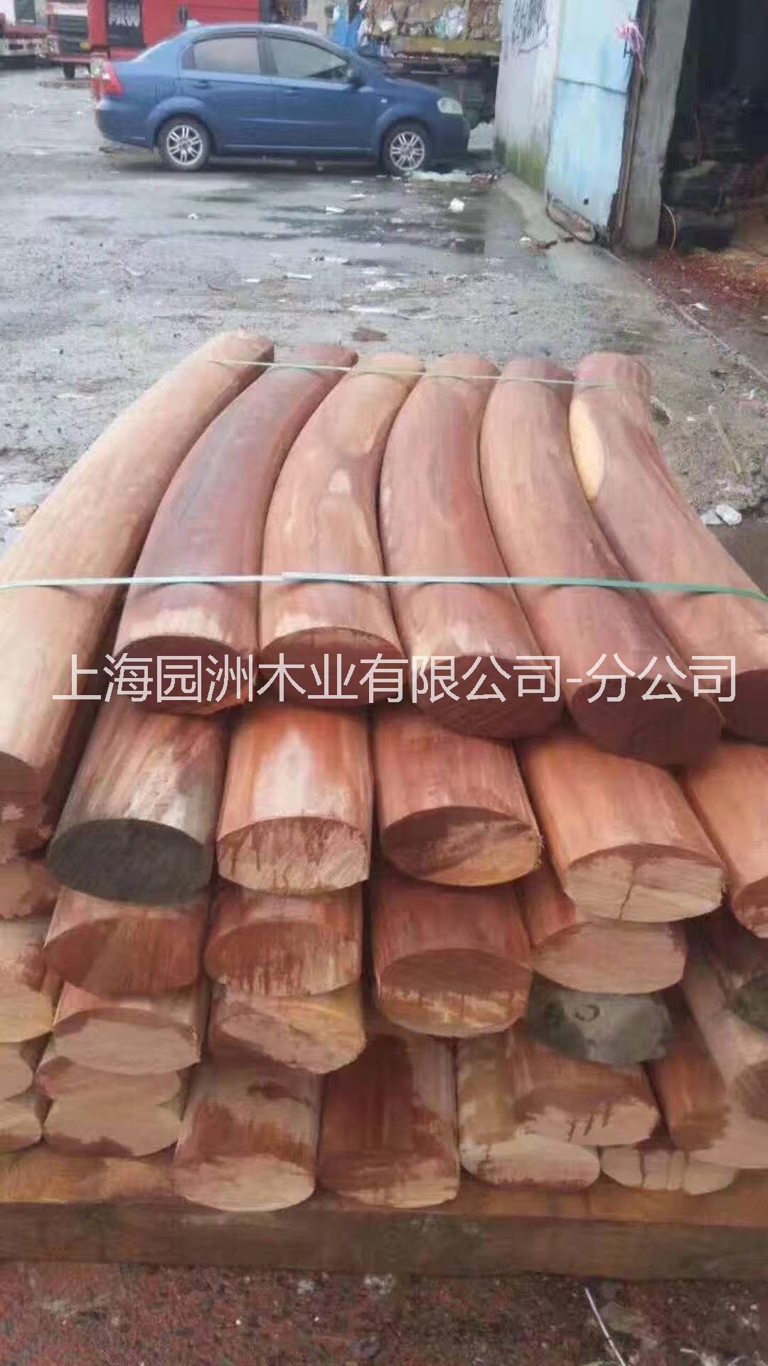 上海厂家销售黄巴劳木50*300扶手，黄巴劳木价格图片