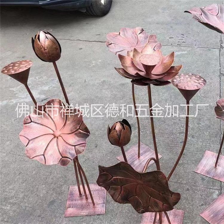 不锈钢荷花图片