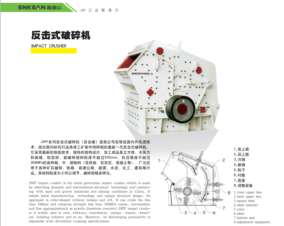 枣庄鑫金山新型反击式破碎机图片