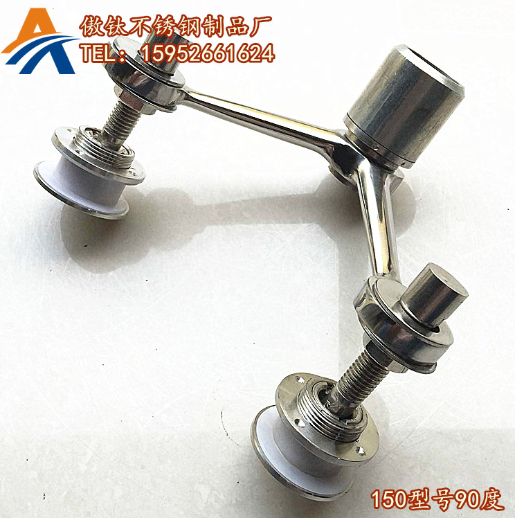 玻璃爪 201材質(zhì)150型號(hào)駁接爪 不銹鋼幕墻配件 玻璃雨棚配件 201不銹鋼駁接爪