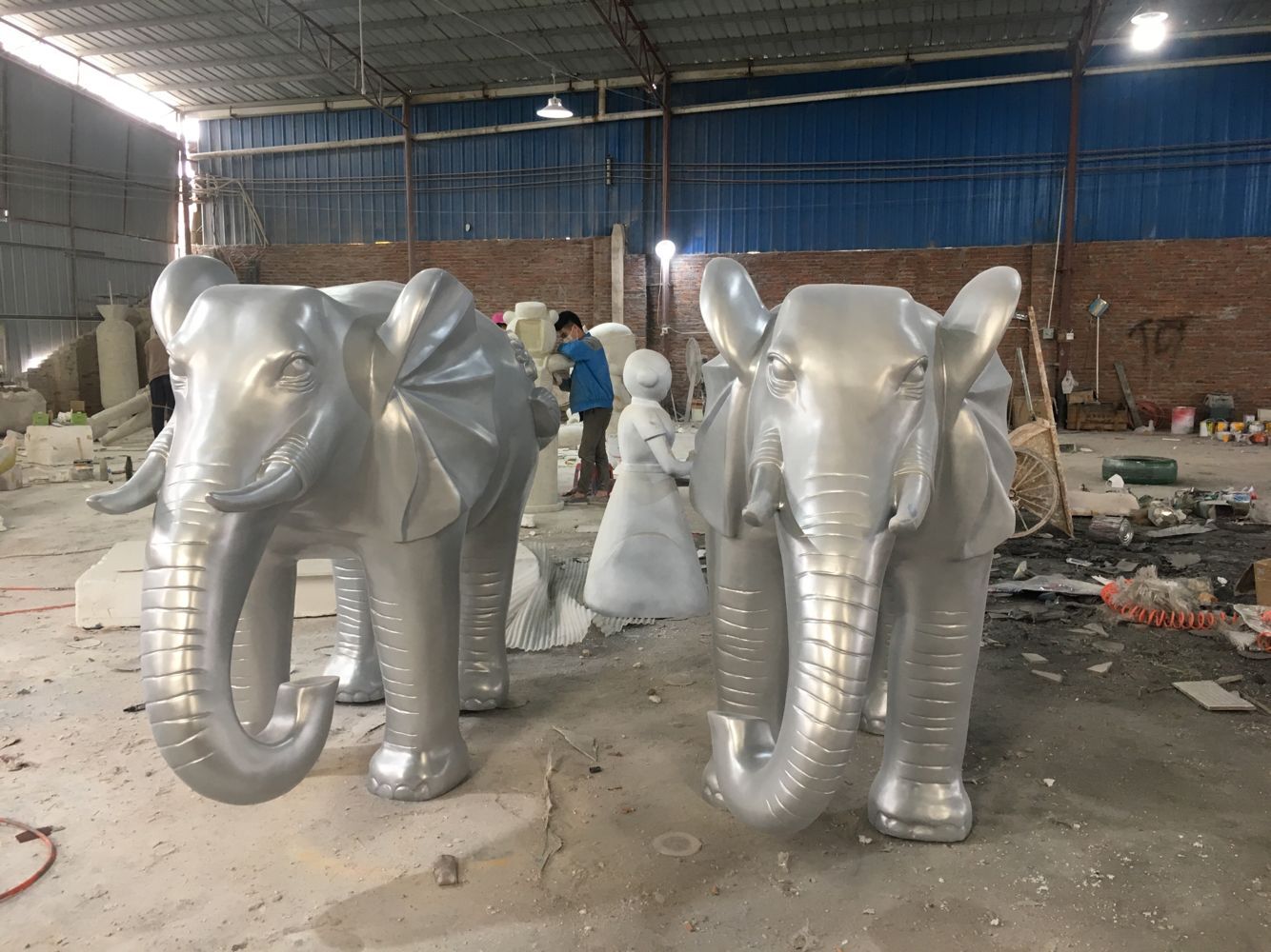 大象雕塑圖片/大象雕塑樣板圖 (4)