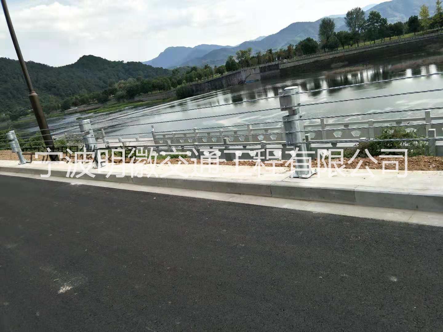 宁波市绳索护栏厂家杭州宁波湖州嘉兴金华丽水衢州绍兴舟山 绳索护栏厂家 可定制 可安装  宁波明徽交通