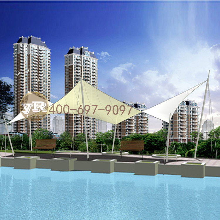 城市膜結構游泳池圖片