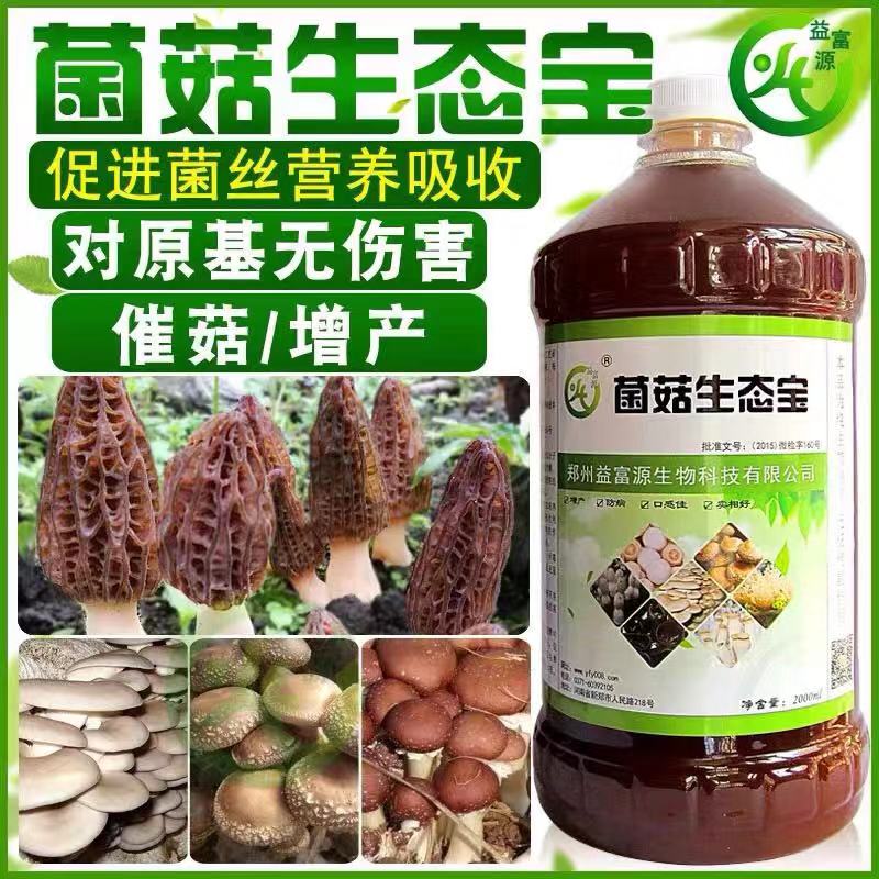 益富源菌菇营养液催菇快产量高图片