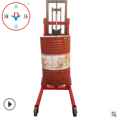 半電動油桶堆高車圖片/半電動油桶堆高車樣板圖 (2)