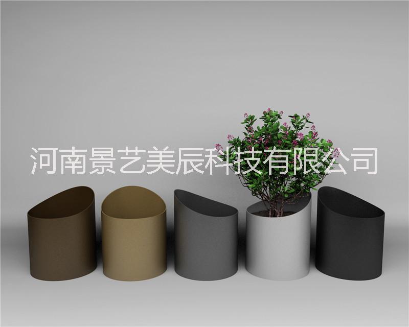 圓斜切型花器圖片