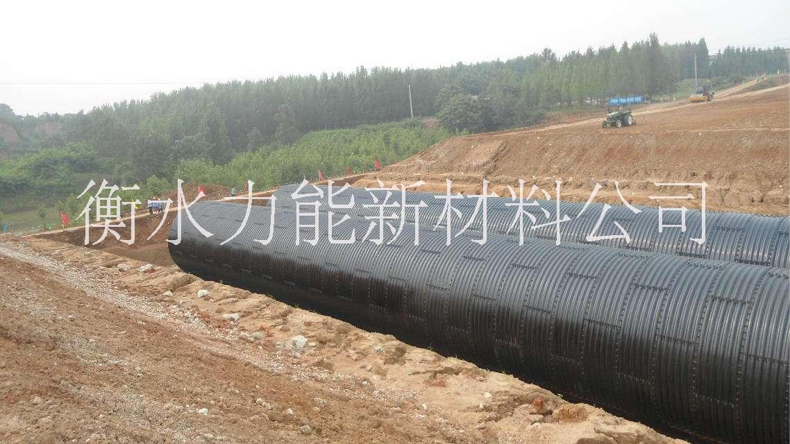 力能涵管力能涵管 直径两米涵管价格 冷弯波纹钢板管涵 1.5m钢波纹管