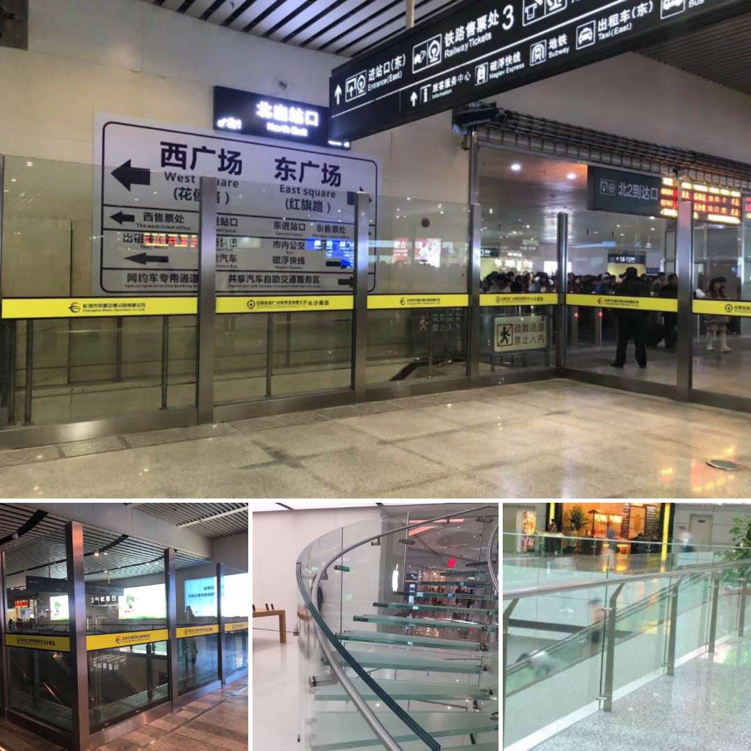 不銹鋼玻璃欄桿圖片/不銹鋼玻璃欄桿樣板圖 (4)