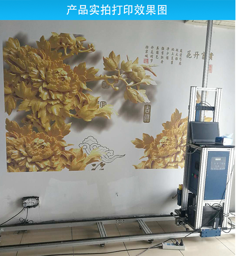 墙体绘画机3D单喷头动漫壁画机设备宣传墙绘机广告墙喷绘机图片