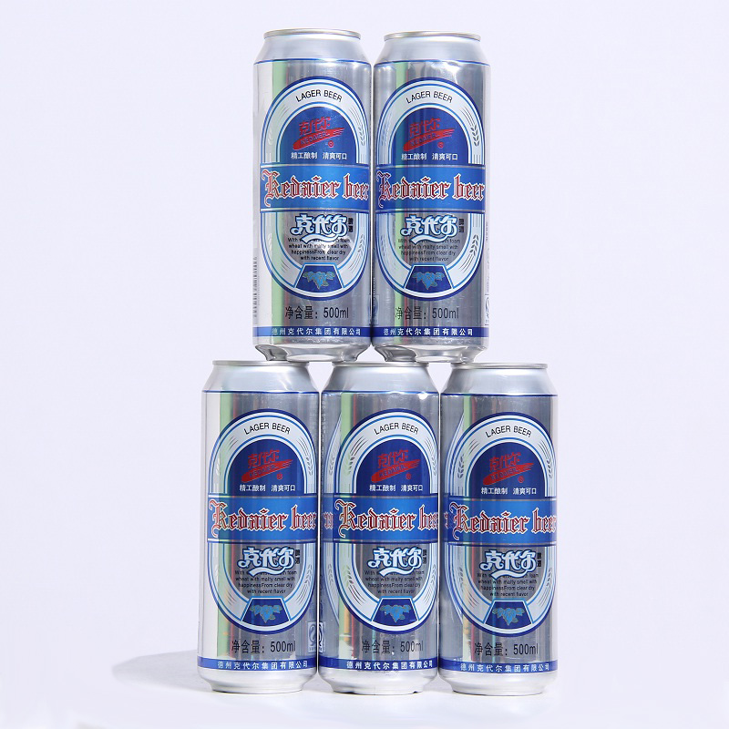 德州市蓝冰爽厂家8°P克代尔蓝冰爽啤酒1×9×500ml