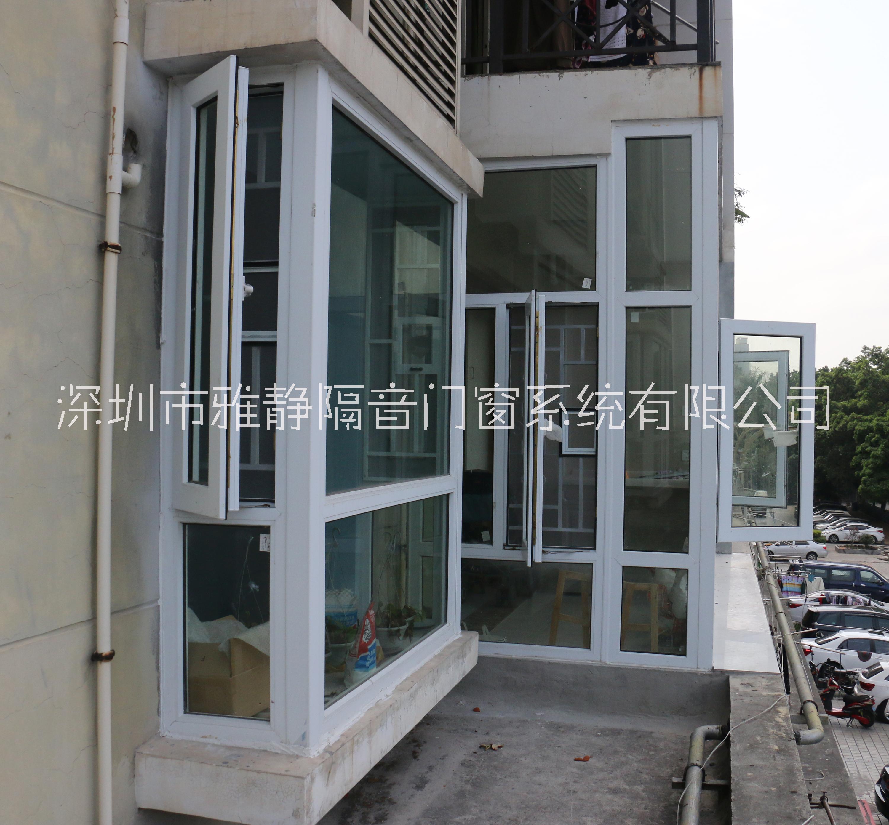 深圳異形PVB夾膠隔音窗定做圖片