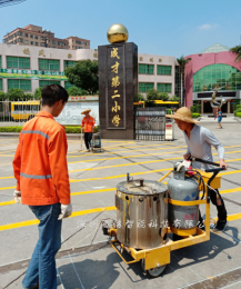 东莞车库划线 停车场划线 消防通道划线