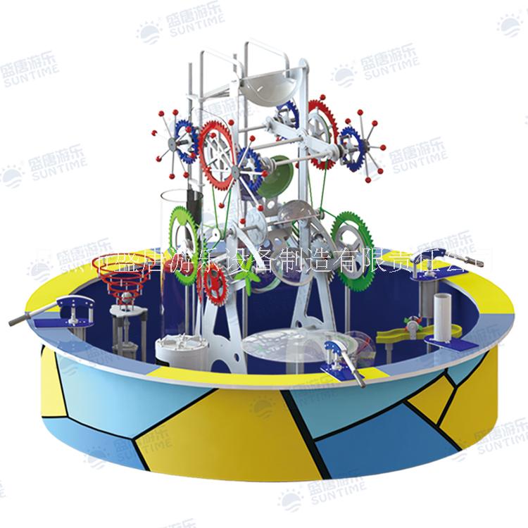 盛唐游乐室内玩水设备 水乐堡单圆图片