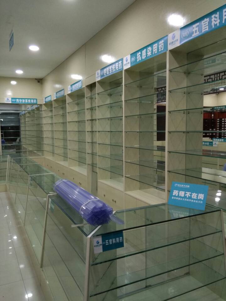 廠家生產(chǎn)成都藥房展柜，藥店展柜，藥店貨架，中藥柜定做-優(yōu)質(zhì)服務(wù)！