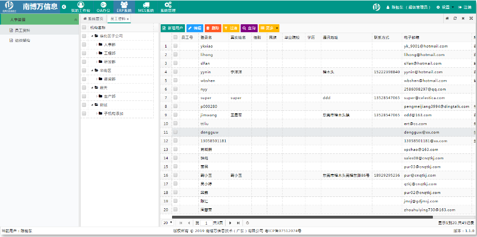 企业内部管理ERP系统资源共享软件图片