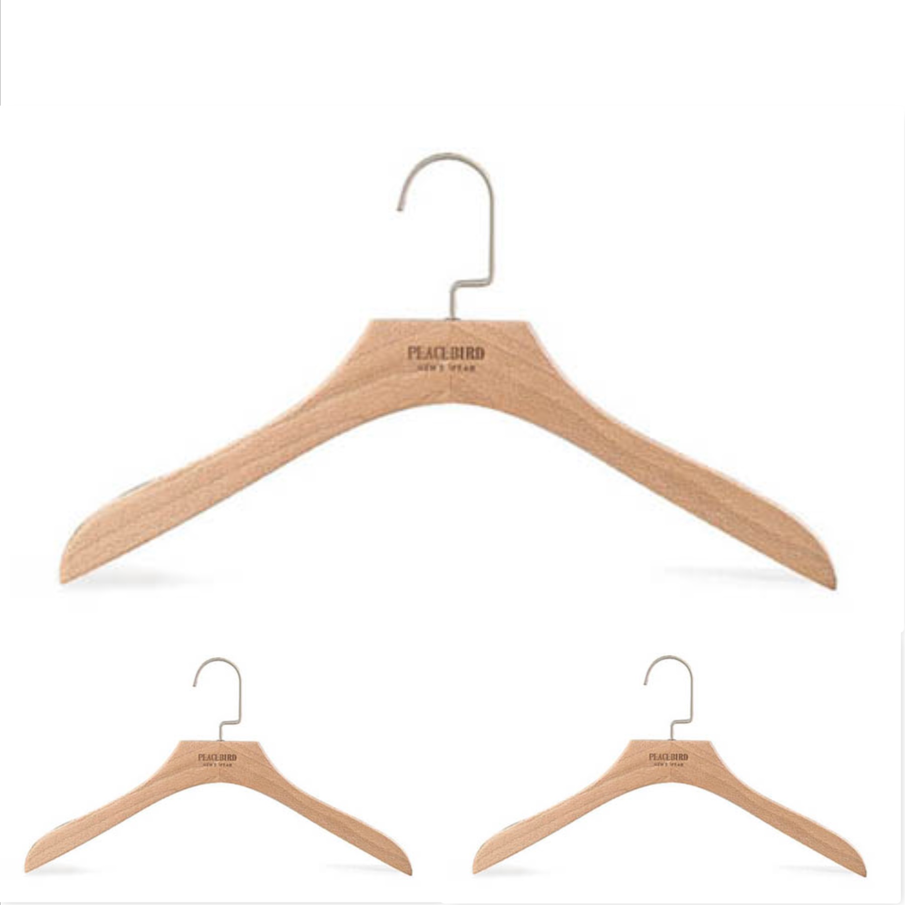 簡約實木衣架圖片