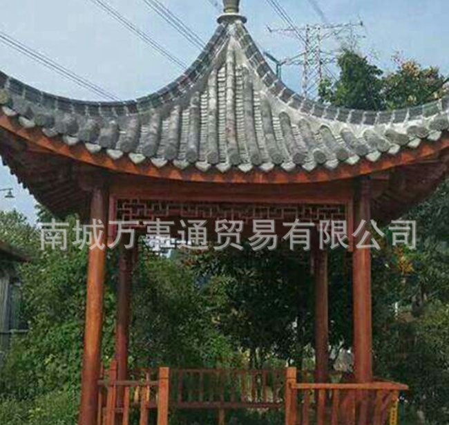 防腐木涼亭圖片