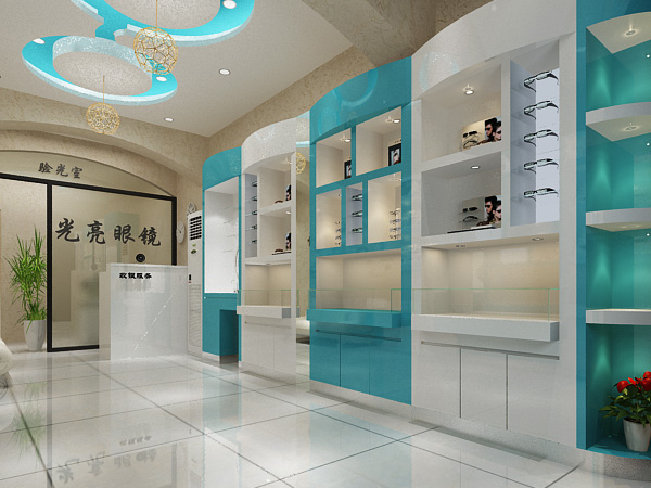 眼鏡店裝修圖片/眼鏡店裝修樣板圖 (2)