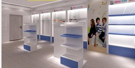 廠家生產成都童裝店展柜，童裝展柜圖片