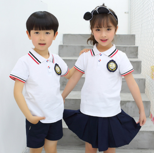 2019新款纯棉夏季园服班服校服运动服六一儿童套装图片