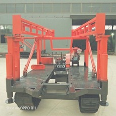 履帶鉆機行走底盤圖片