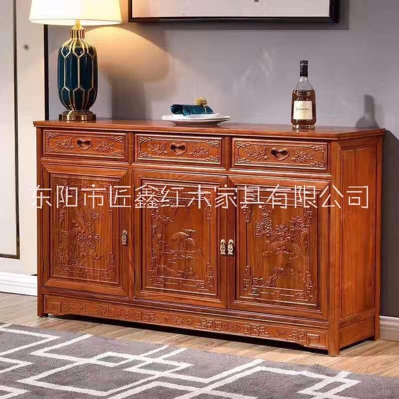 東陽(yáng)匠鑫紅木家具 花梨木五斗柜