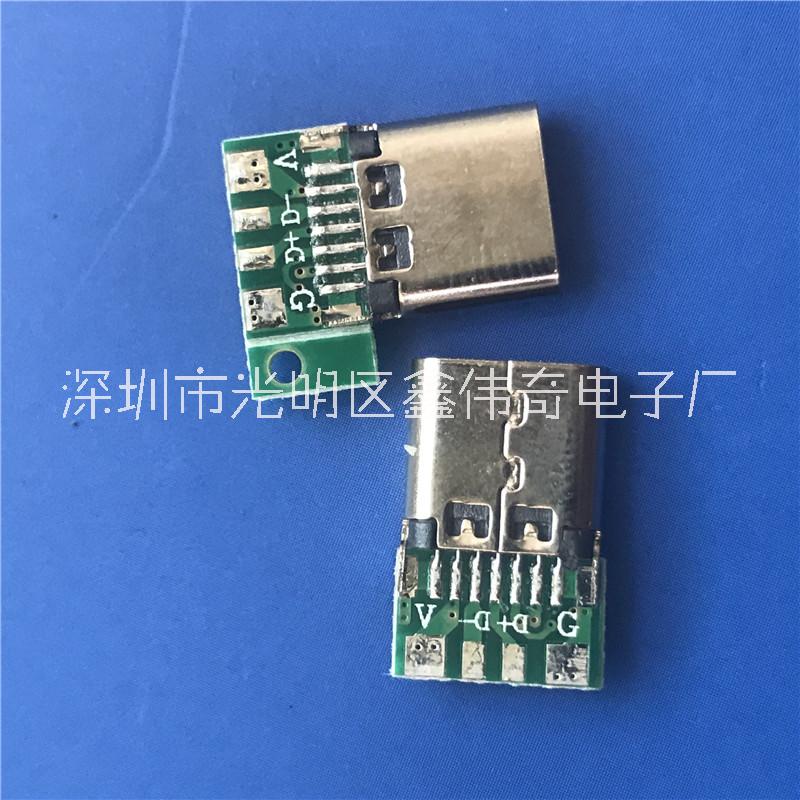 TYPE-C 14P夾板母座圖片