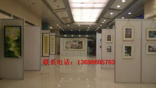 东营标摊展位租赁，出租会议标展展位，搭建书画作品展板 出租标准展位，租赁标展展架