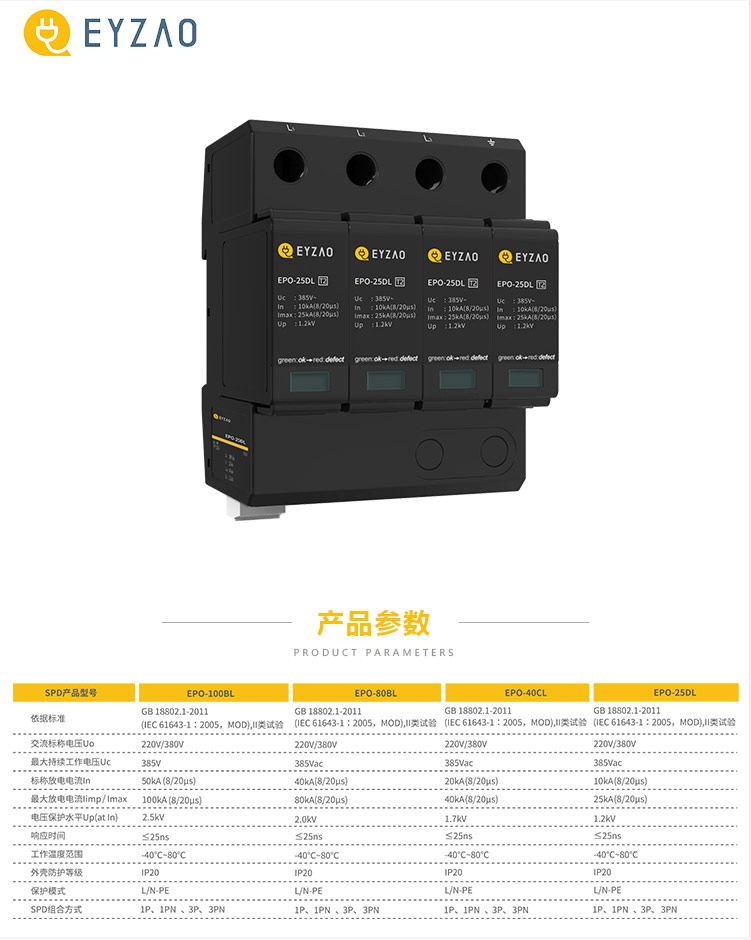SPD浪涌保護(hù)器圖片/SPD浪涌保護(hù)器樣板圖 (1)