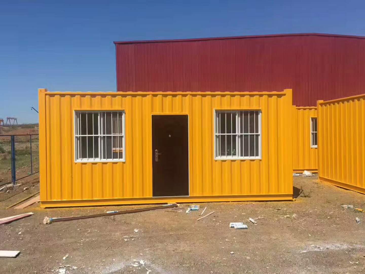 瓦楞式箱房圖片