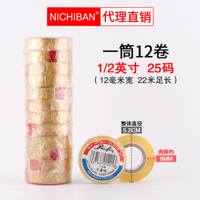 日本 NICHIBAN Panfix不费时测试胶纸强粘力无痕不脱胶3/4/1/2寸图片