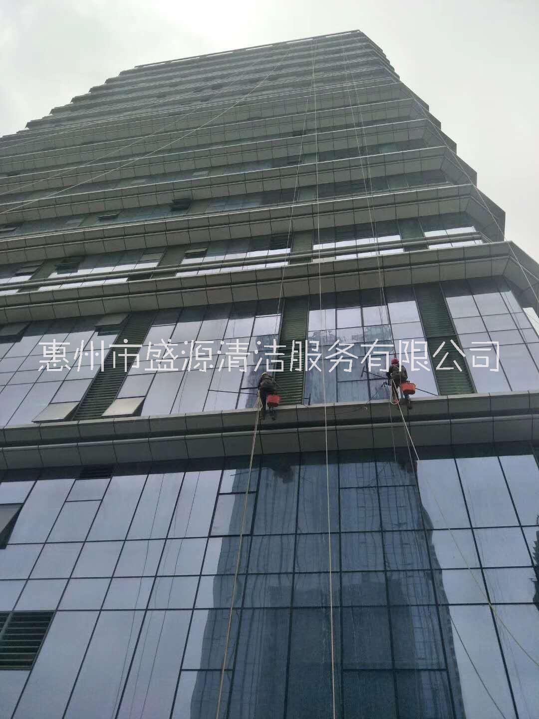 惠州高空外墙清洗_外墙清洗公司图片