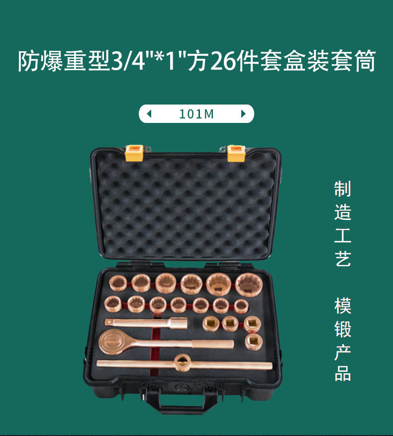 防爆重型3/4n*1方26件套盒圖片/防爆重型3/4n*1方26件套盒樣板圖 (1)