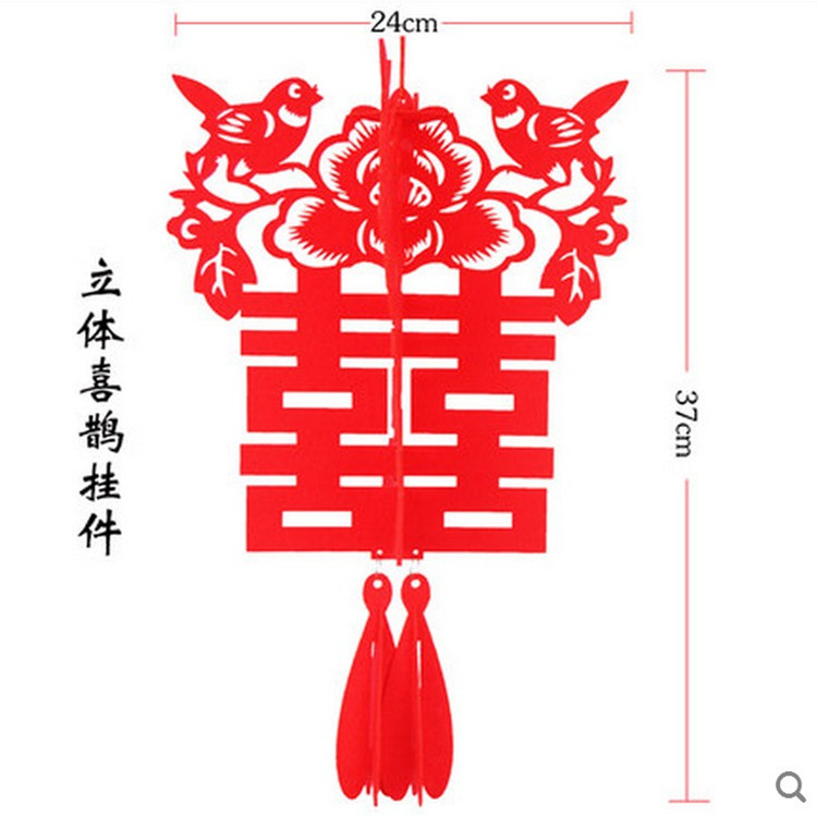 毛毡挂饰毛毡装饰品毛毡灯笼春节挂件新年立体灯笼挂件毛毡挂饰