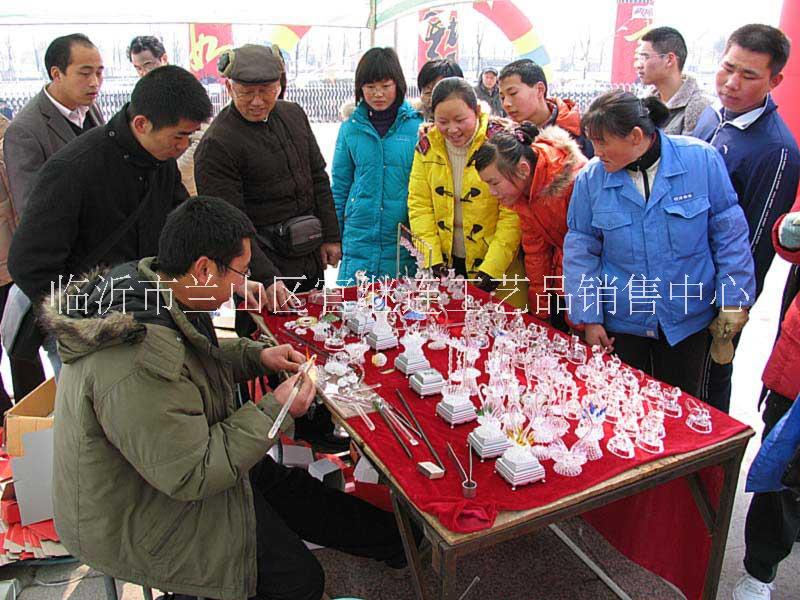 拉水晶工艺品礼品饰品生肖现场制作图片