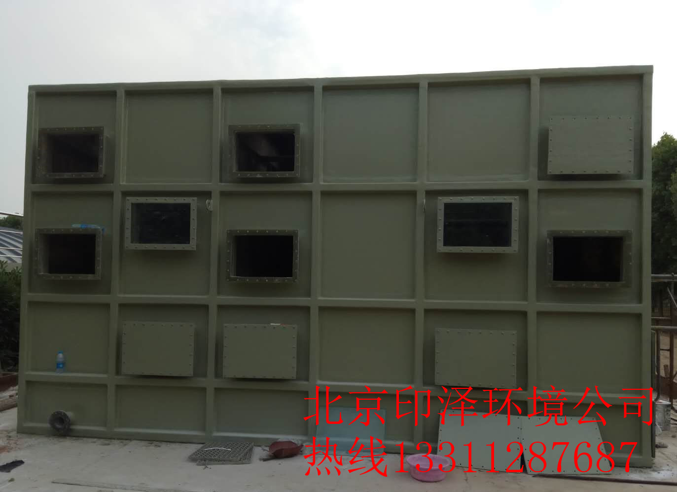 手糊玻璃鋼生物除臭箱圖片