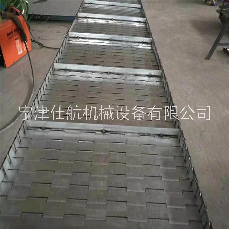 擋板鏈板輸送帶圖片