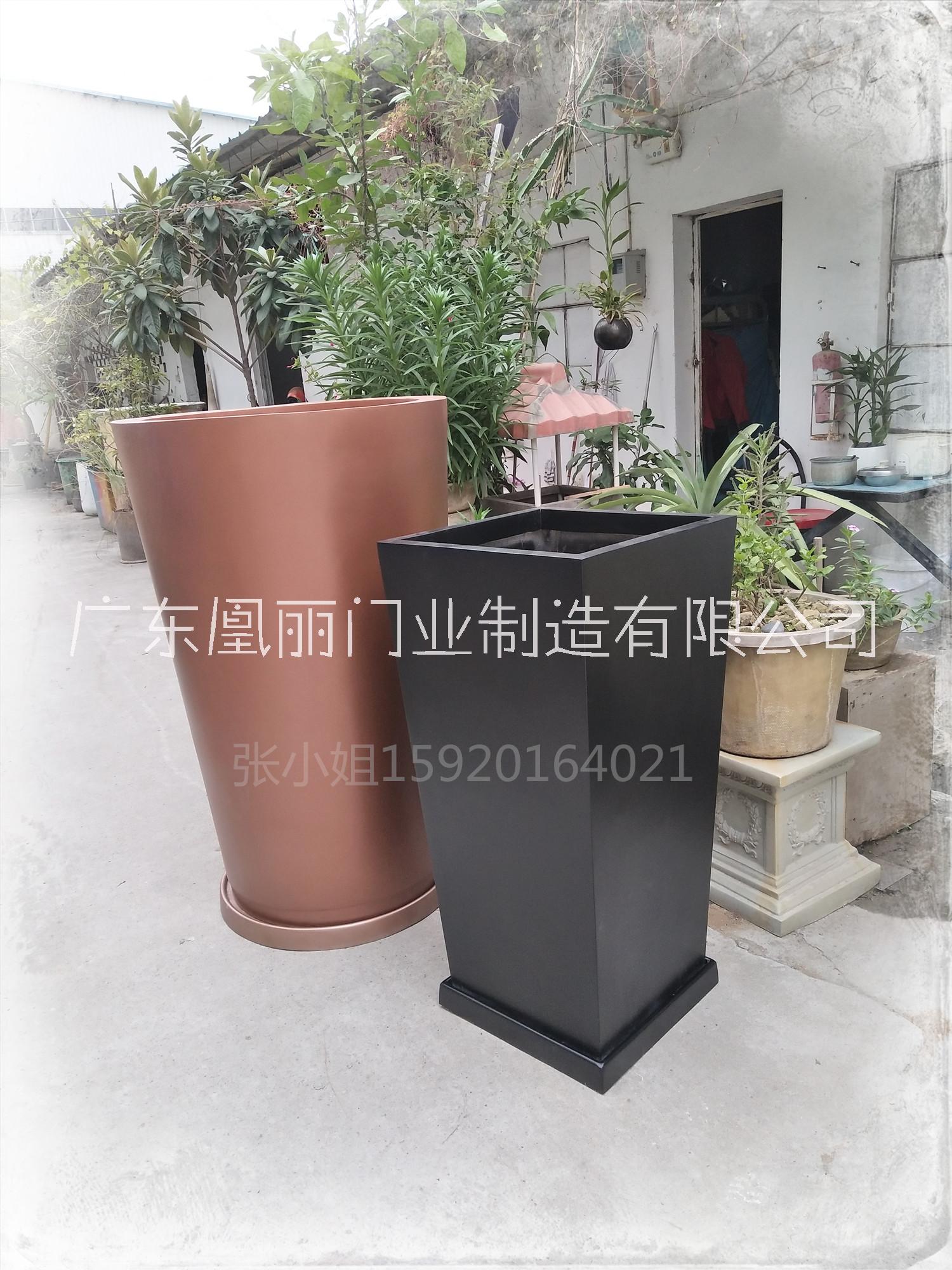 定制圓形玻璃鋼花盆 廣東肇慶制品圖片