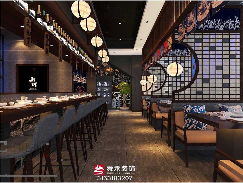 淄博日料餐廳裝飾裝修設計那些事舜圖片