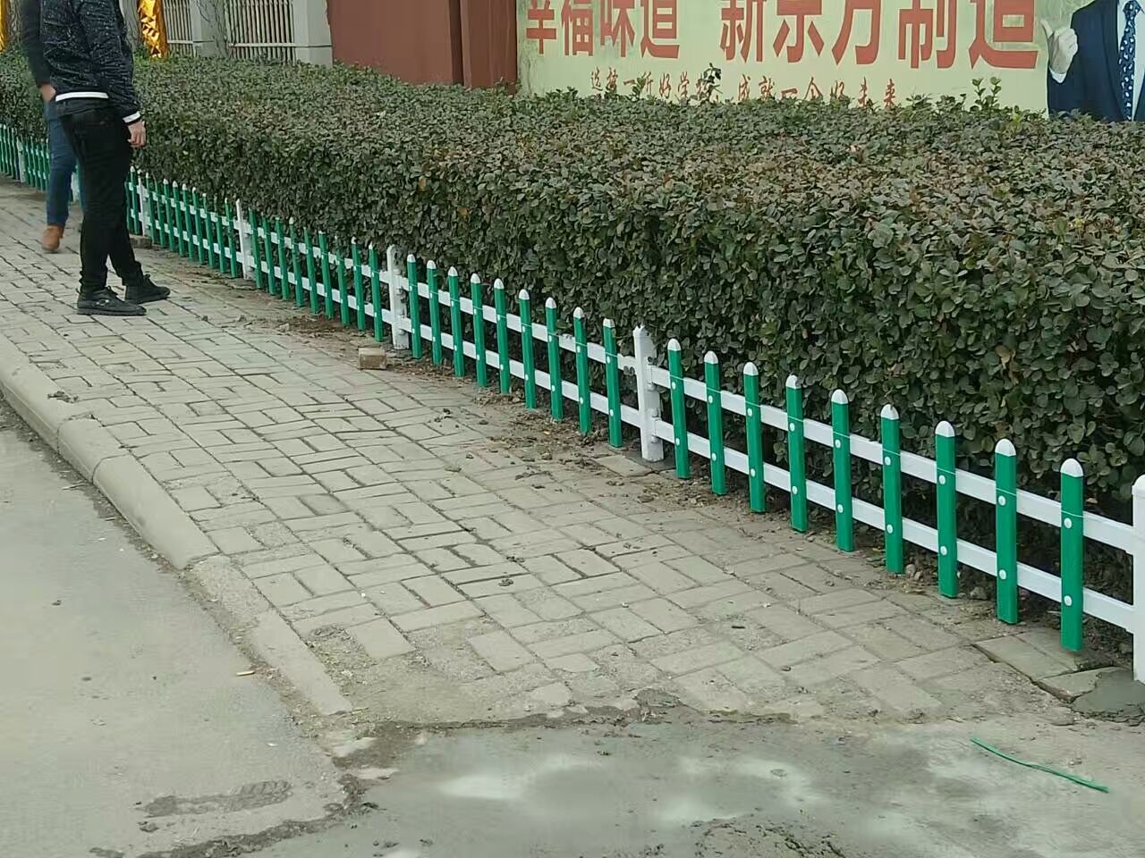 pvc草坪塑鋼護(hù)欄圖片/pvc草坪塑鋼護(hù)欄樣板圖 (4)