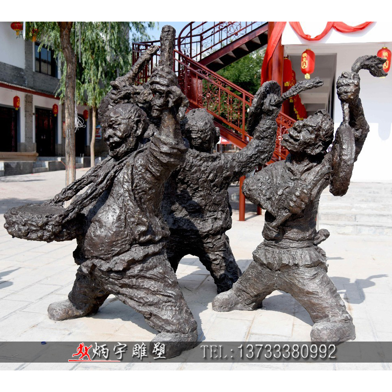 曲陽縣炳宇雕塑 古代迎親隊(duì)伍雕塑圖片/曲陽縣炳宇雕塑 古代迎親隊(duì)伍雕塑樣板圖 (4)