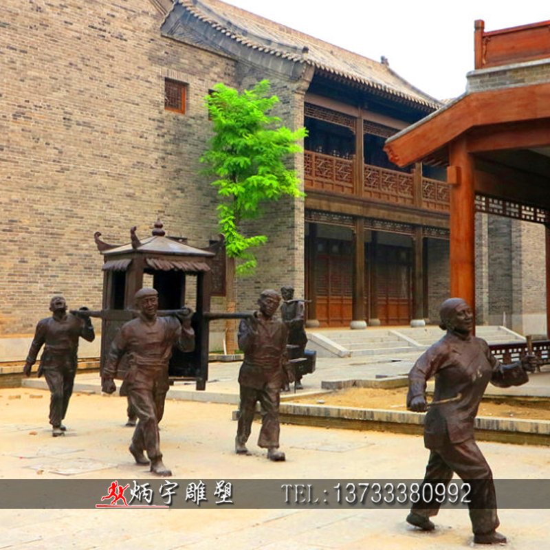曲陽縣炳宇雕塑 古代迎親隊(duì)伍雕塑圖片/曲陽縣炳宇雕塑 古代迎親隊(duì)伍雕塑樣板圖 (1)