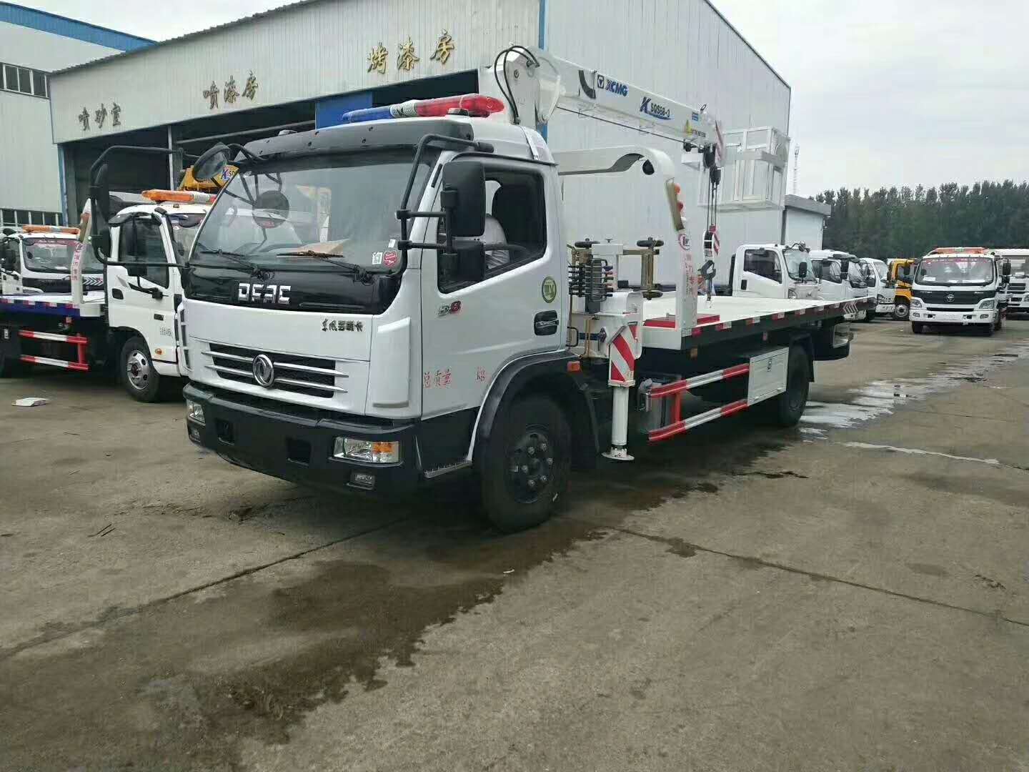 随车吊带清障车   东风天锦随车吊清障车  解放J6随车吊清障车图片