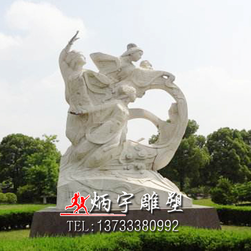 炳宇雕塑 神話故事牛郎織女雕塑圖片/炳宇雕塑 神話故事牛郎織女雕塑樣板圖 (4)