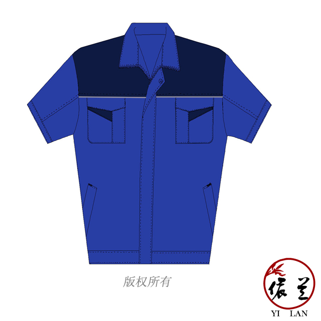 北京秋季工厂新款工作服定做图片