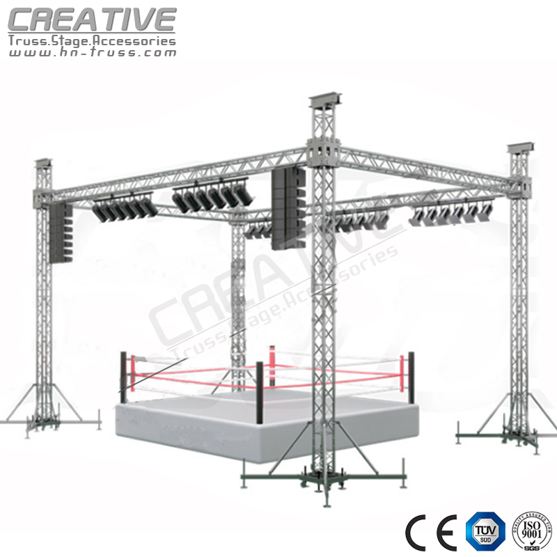 湖南厂家供应铝合金桁架灯光架音响架TRUSS架图片