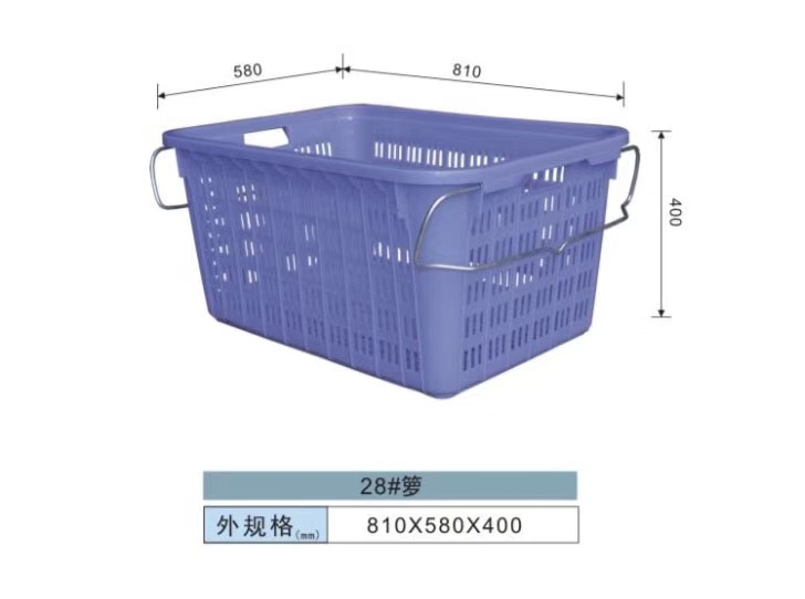 厂家生产直销大号塑胶菜箩、菜筐、胶筐、周转筐、价格、报价【佛山市联胜塑胶制品有限公司】图片